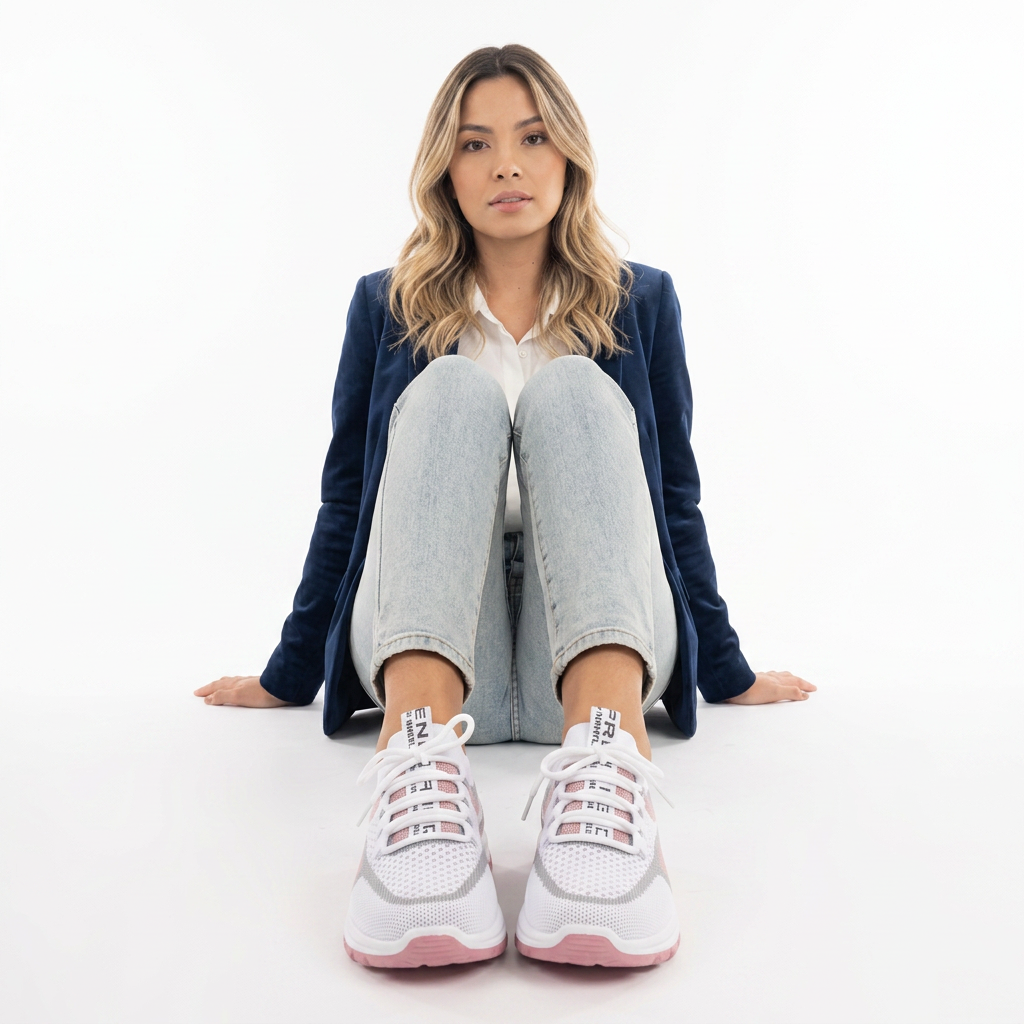 Women’s Lightweight Knitted Walking Trainers