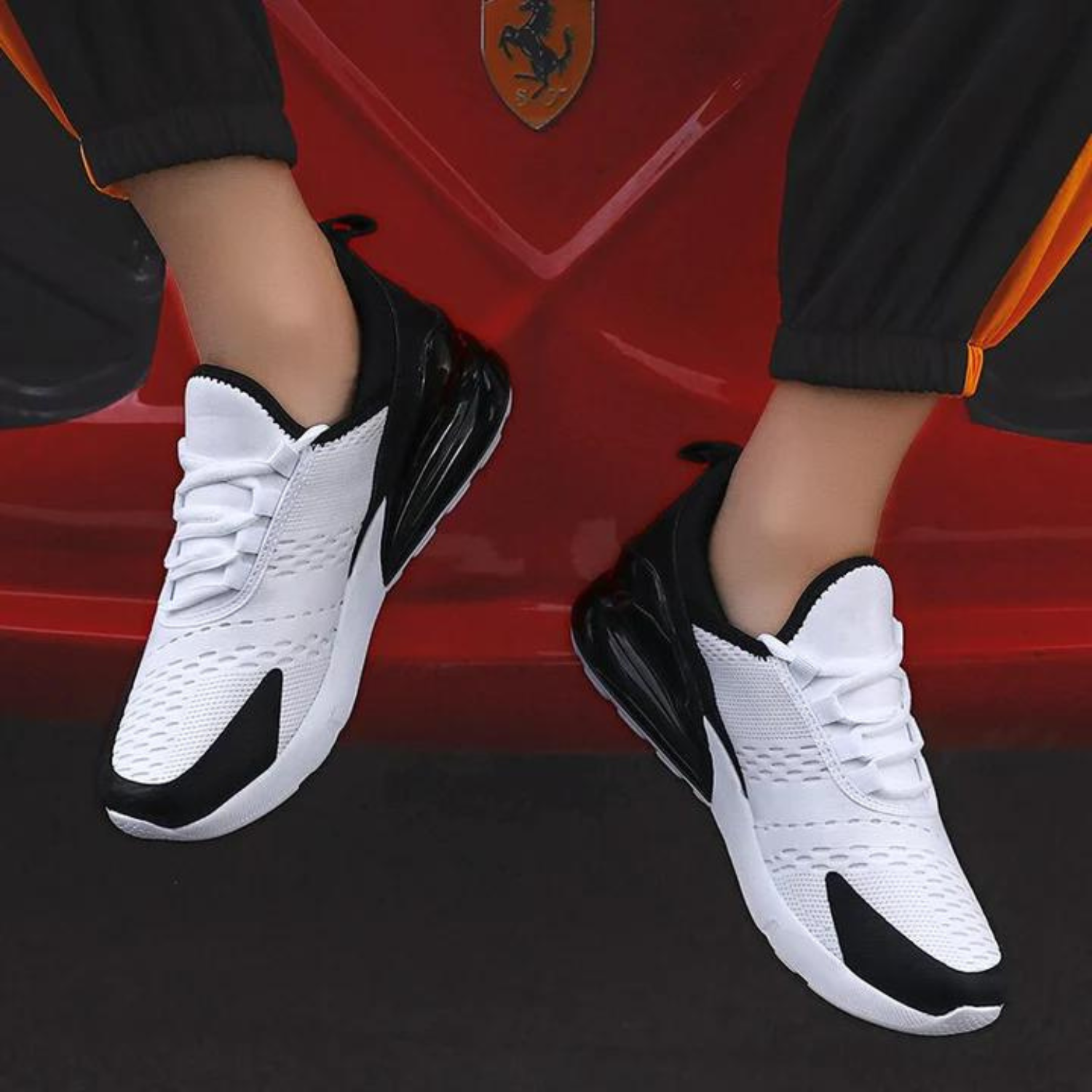 Men's Running Trainers Mesh Air Cushion Lightweight Sports Shoes Summer