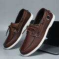 Men's Leather Summer Boat Shoes