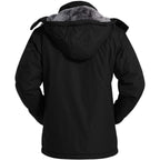 Men's Fleece-Lined Hooded Ski Jacket