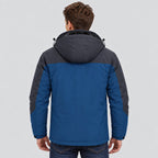 Men's Fleece-Lined Hooded Ski Jacket