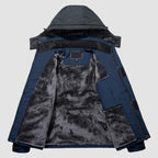 Men's Fleece-Lined Hooded Ski Jacket