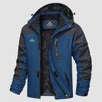 Men's Fleece-Lined Hooded Ski Jacket