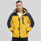 Men's Fleece-Lined Hooded Ski Jacket