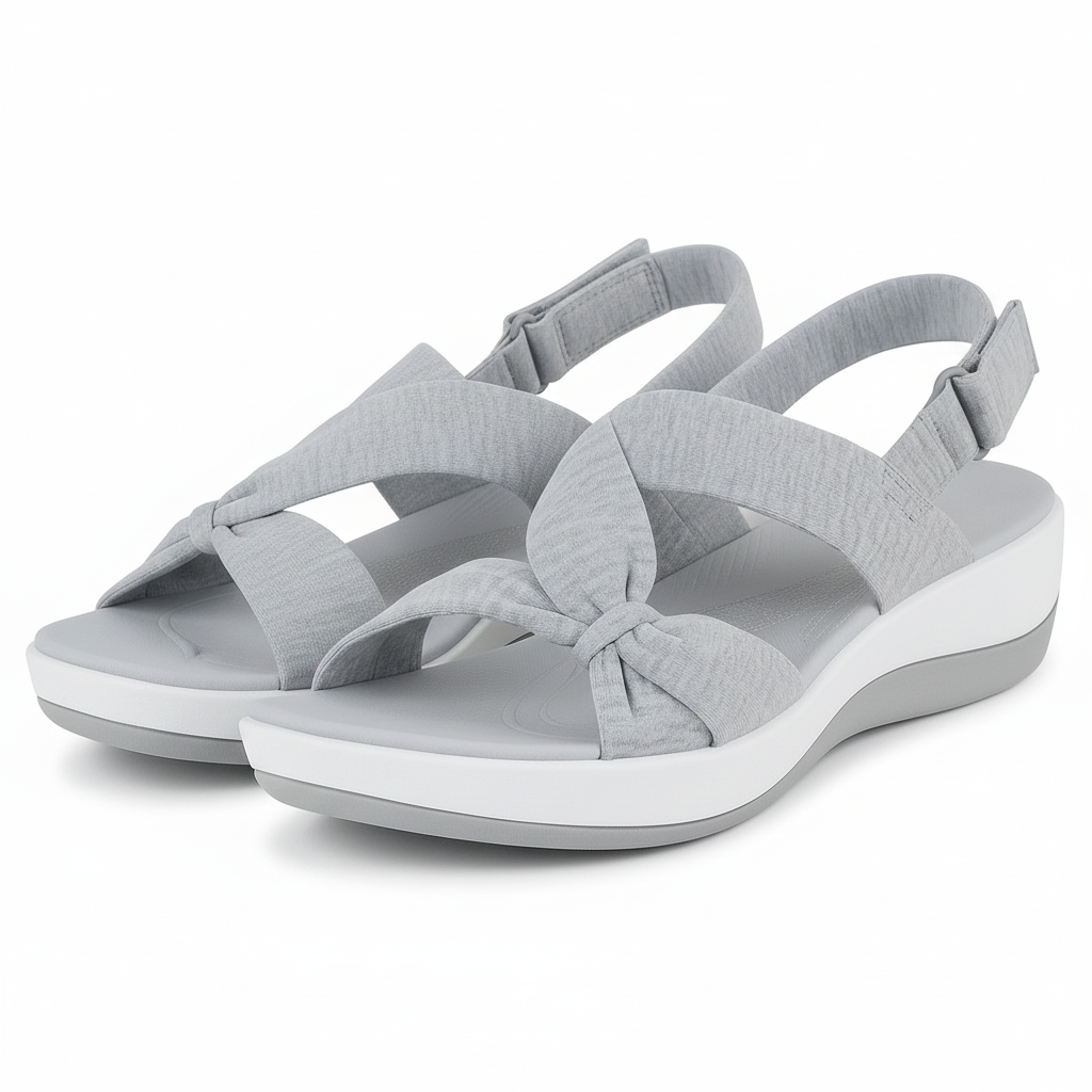 Women's Cushioned Comfort Sandals with Adjustable Strap