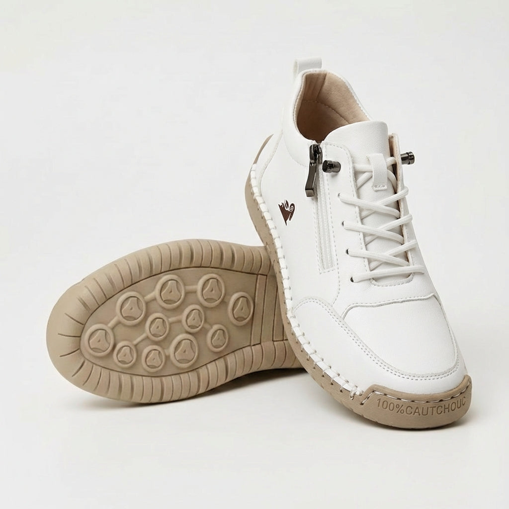 Women’s Side Zip Casual Walking Shoes