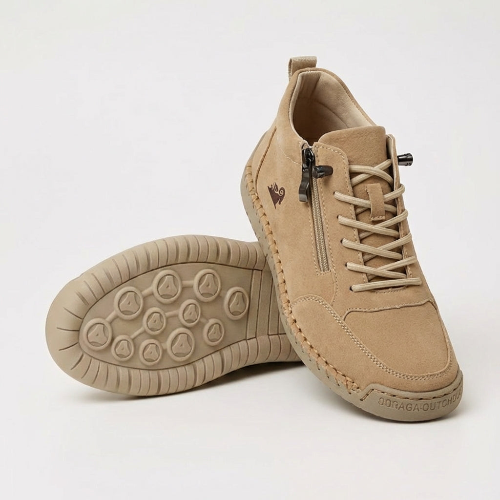 Women’s Side Zip Casual Walking Shoes