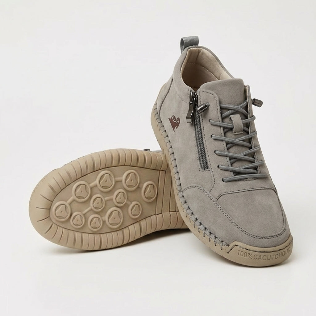 Women’s Side Zip Casual Walking Shoes