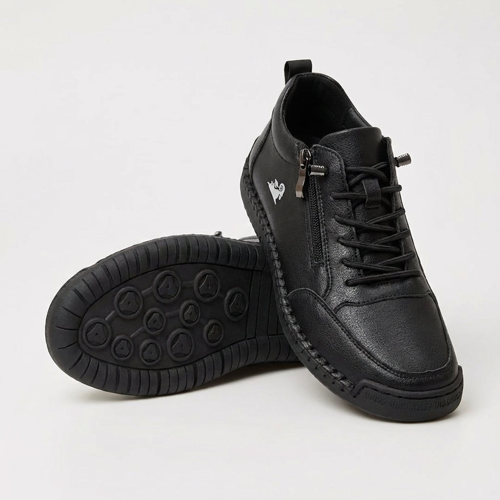 Women’s Side Zip Casual Walking Shoes