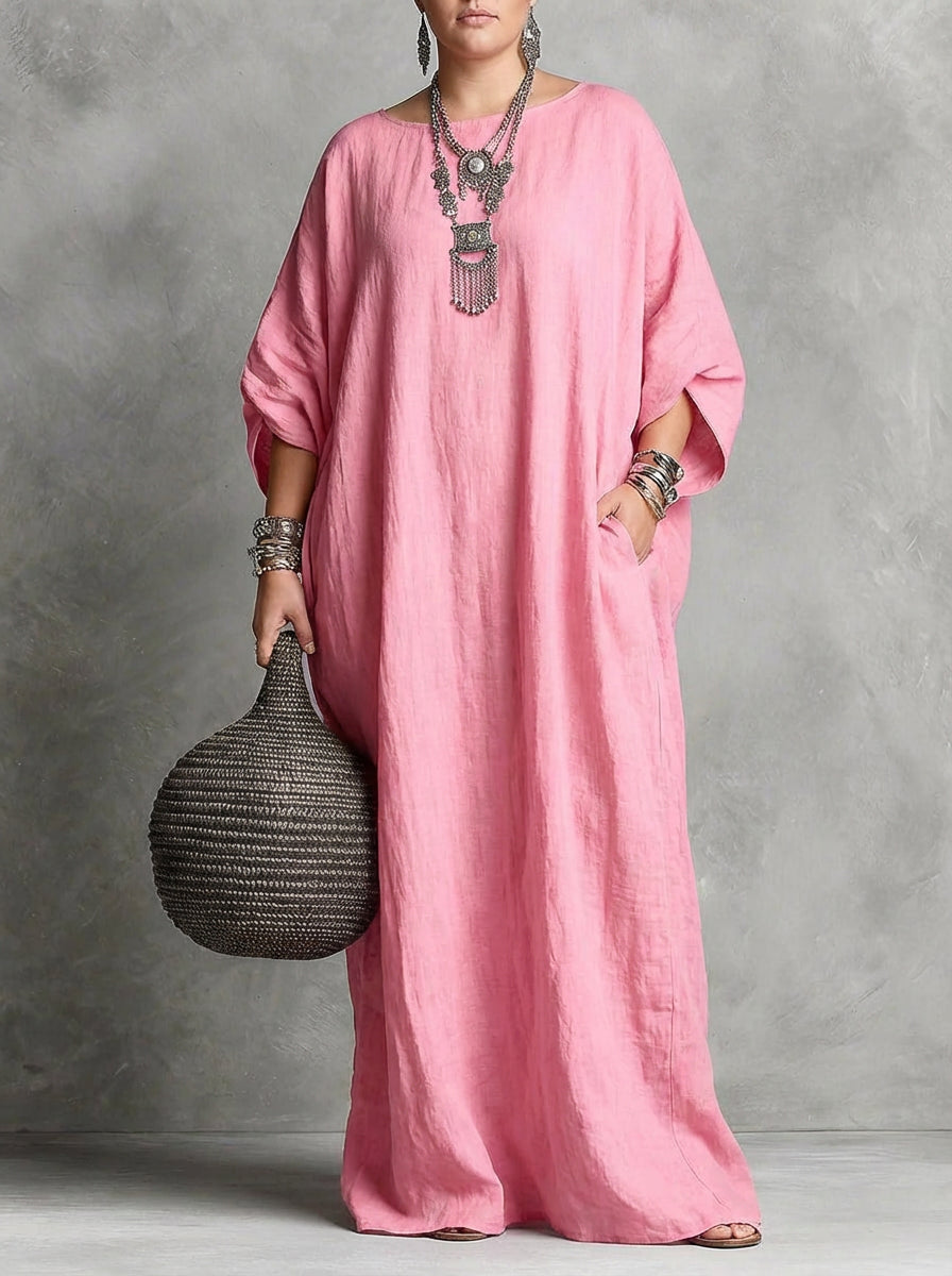 Robe longue oversize décontractée pour femme