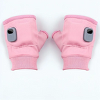 Women's USB Heated Fingerless Gloves | Rechargeable Winter Hand Warmers