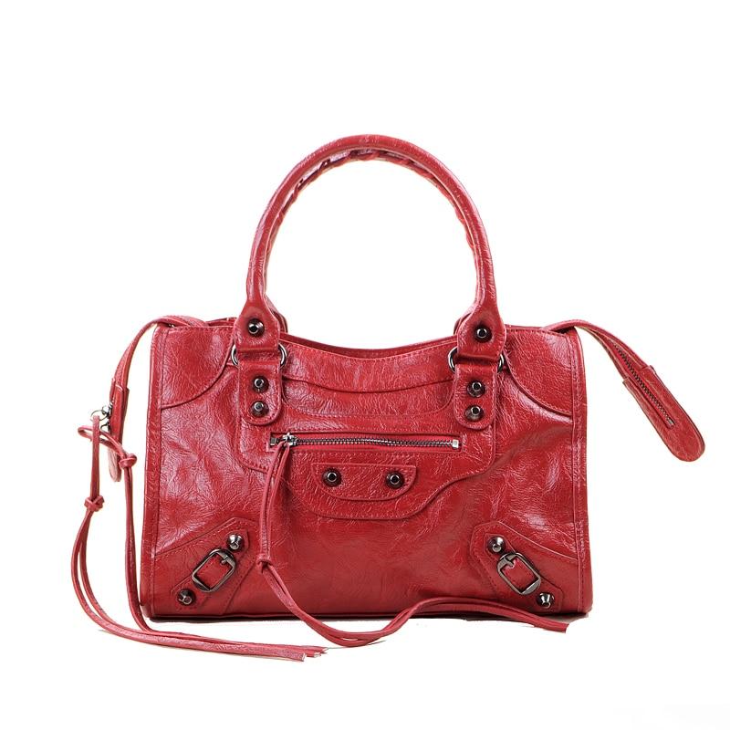 Women's PU Leather Duffel Bag with Crossbody Strap