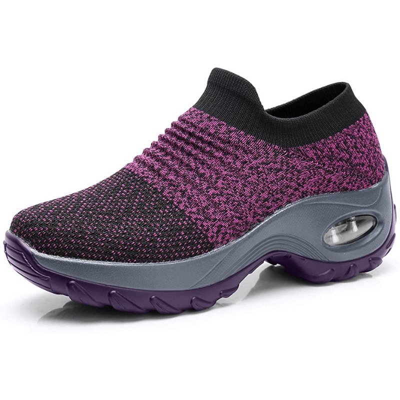 Women’s Slip-On Walking Trainers with Cushioned Sole