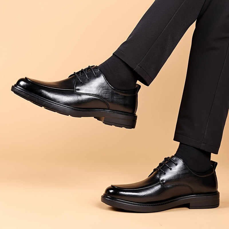 Men's Classic Derby Lace-Up Business Dress Shoes