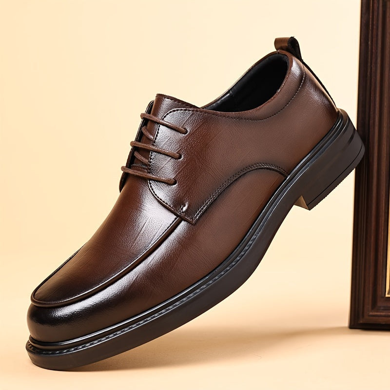 Men's Classic Derby Lace-Up Business Dress Shoes