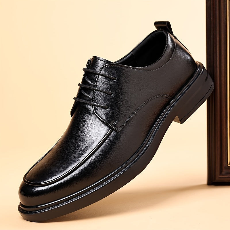 Men's Classic Derby Lace-Up Business Dress Shoes