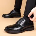Men's Classic Derby Lace-Up Business Dress Shoes