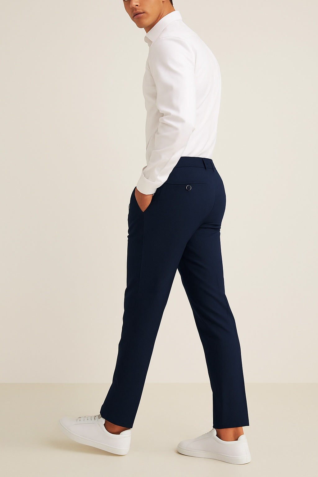 Men's Slim Fit Stretch Chino Trousers