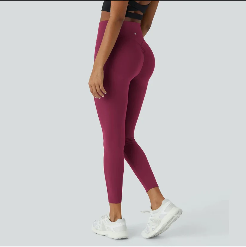 Legging de sport sans coutures taille haute pour femme