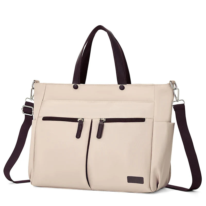 Women's Laptop Tote Bag in Oxford Fabric for Autumn Work & Travel