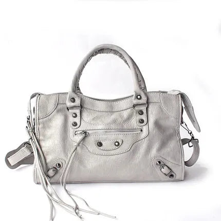 Women's PU Leather Duffel Bag with Crossbody Strap