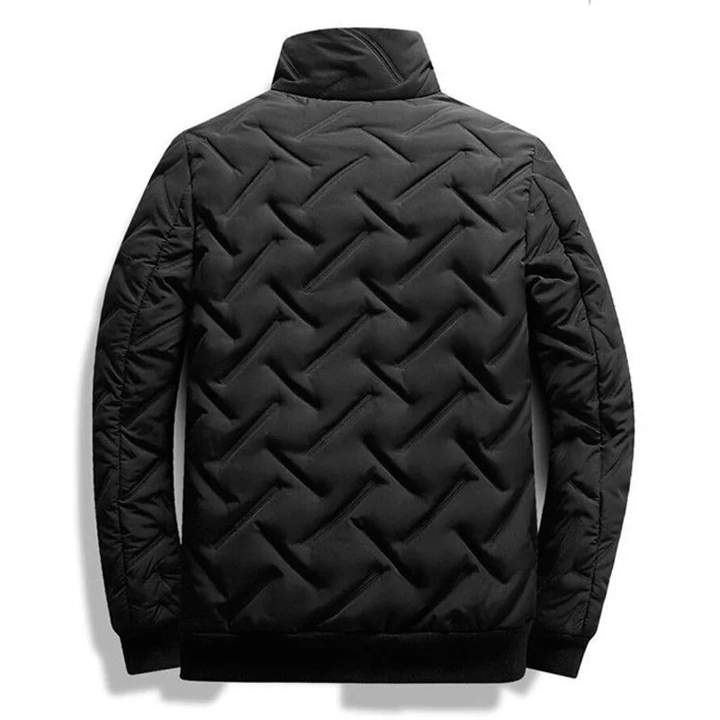 Men's Quilted Zip-Up Padded Jacket