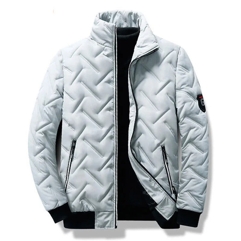 Veste matelassée rembourrée zippée pour homme