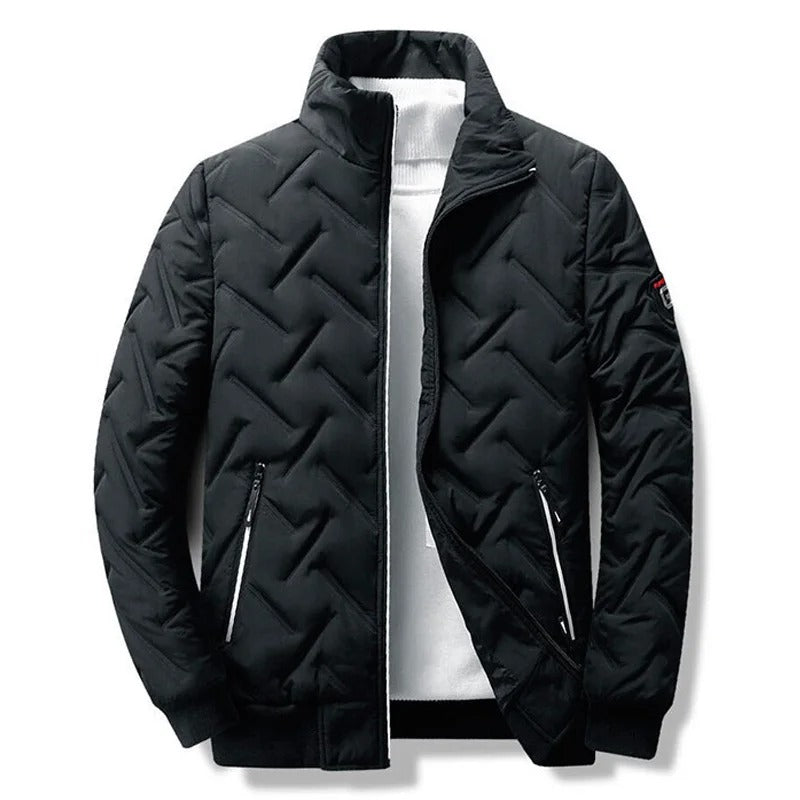 Veste matelassée rembourrée zippée pour homme
