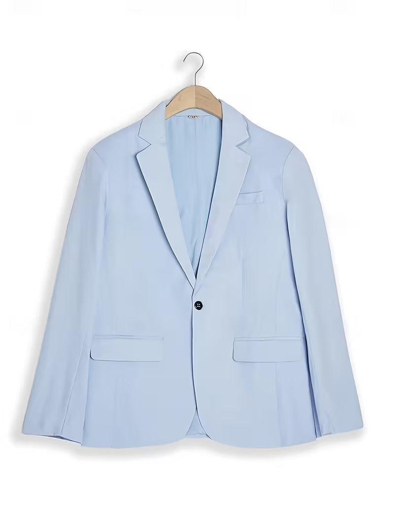 Men's Slim Fit Two-Piece Suit Set