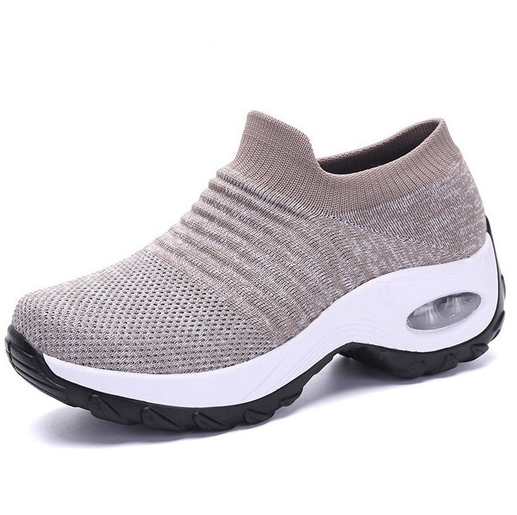 Women’s Slip-On Walking Trainers with Cushioned Sole