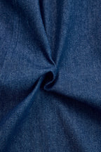 Women's Zip Up Wide Leg Denim Jumpsuit