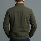 Men's Cotton Zip Jacket | Classic Everyday Outerwear
