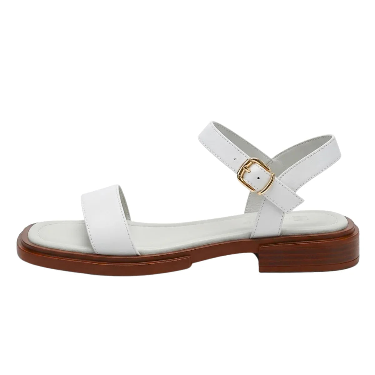 Women's Leather Flat Sandals for Summer