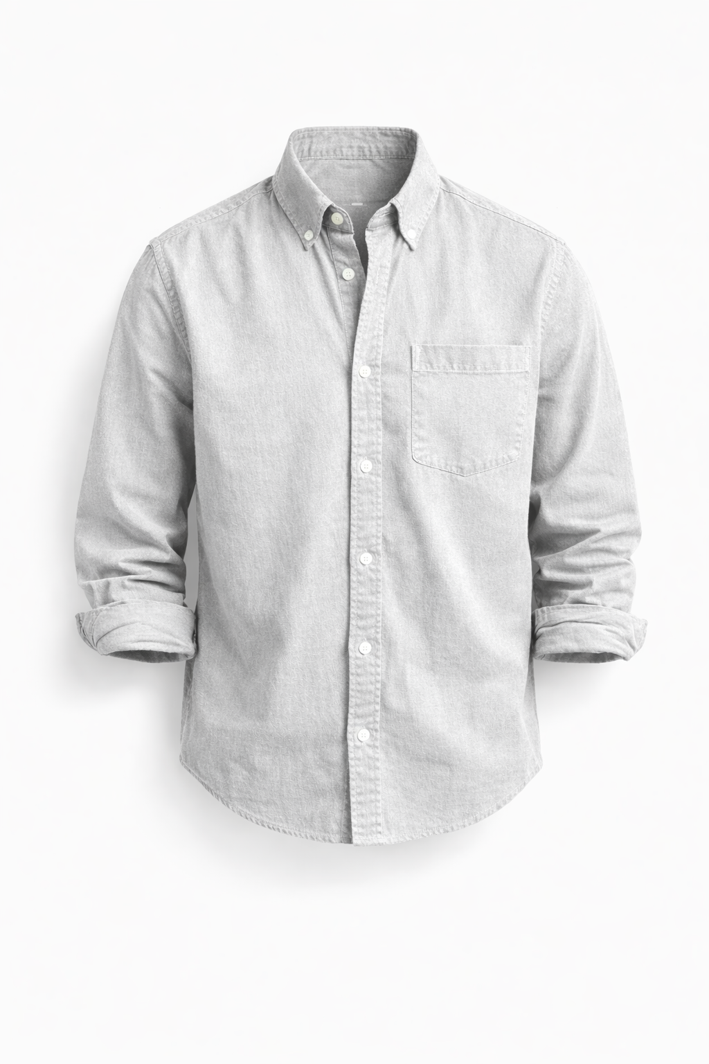 Men's Cotton Linen Button-Down Shirt for Summer Smart Casual Wear