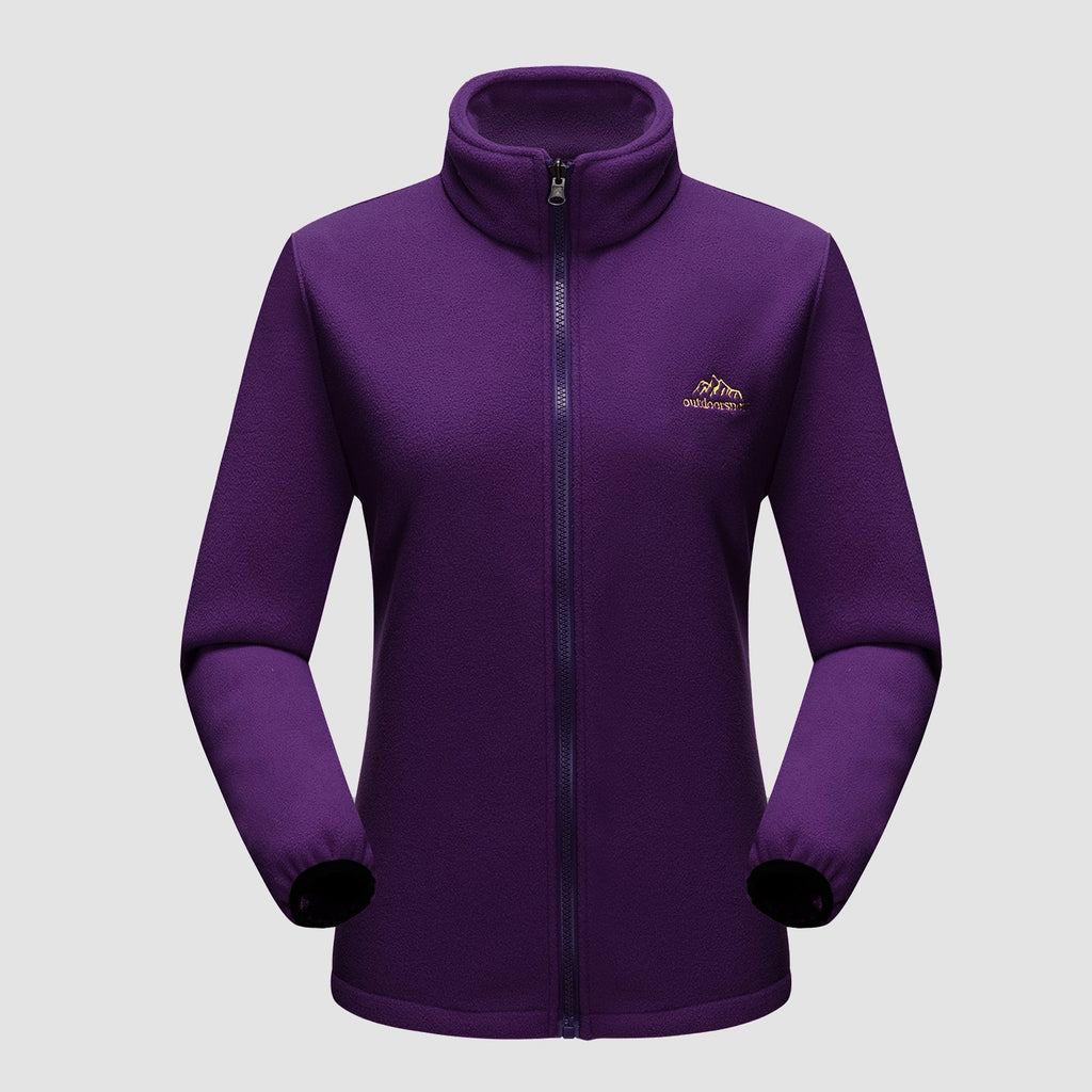 Veste de ski 3-en-1 pour femme avec capuche et doublure en polaire