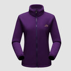 Veste de ski 3-en-1 pour femme avec capuche et doublure en polaire