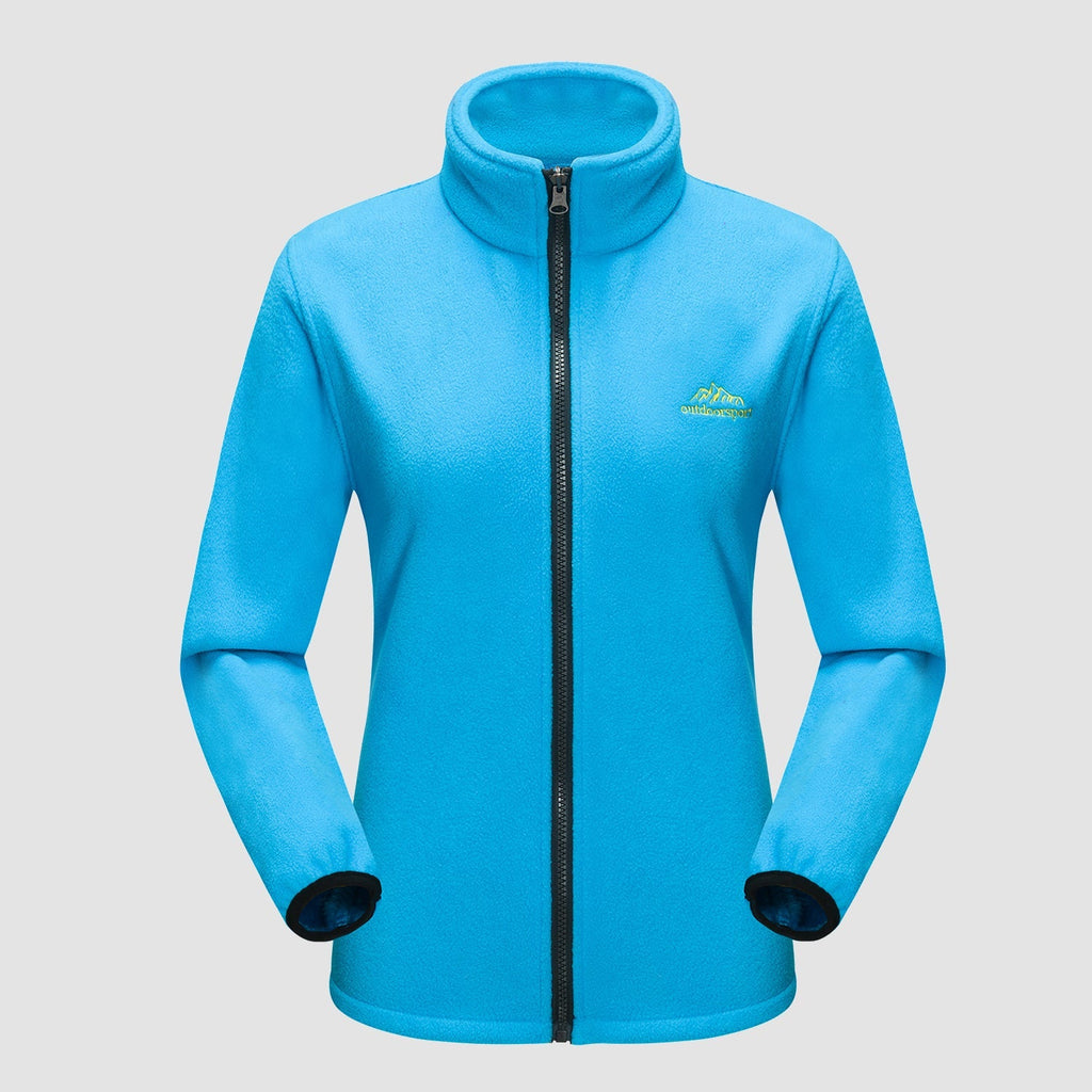 Veste de ski 3-en-1 pour femme avec capuche et doublure en polaire