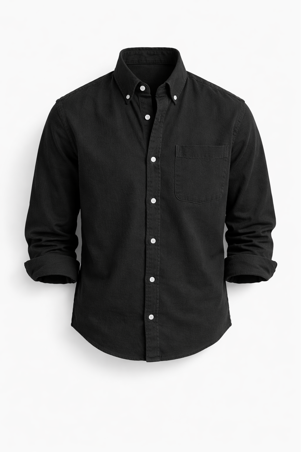 Men's Cotton Linen Button-Down Shirt for Summer Smart Casual Wear